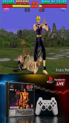 💪🏻Tekken 1 | 100% nostalgia #gaming #livestream #tekken