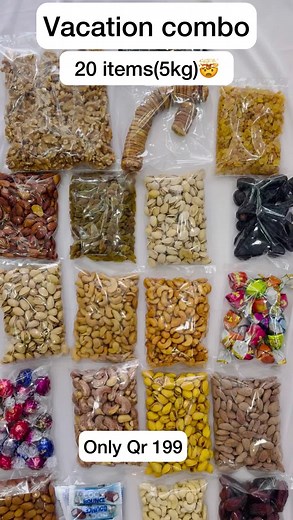 Healthy Nuts and Dried Fruits Combo for Snacking