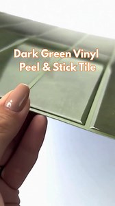 Dark green done right. These Large Kit Kat Dark Green Vinyl Tiles bring depth, texture and a bold finish to any space — without the hassle of a full renovation. The peel & stick install makes it easy to create a feature moment that feels considered and high-end, whether it’s a splashback, feature wall or statement nook. Strong colour. Clean lines. Serious impact. | Stick on Tiles Australia