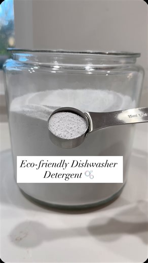 Brianne Graber on Instagram: "Save money and make your own eco-friendly dishwasher detergent at home. Posting this recipe again per request and just because it’s so amazing and popular! Ingredients: 2 Cups Sodium Carbonate 2 Cups Sodium Percarbonate 1 Cup Sodium Citrate ✨If you have SUPER hard water without water softener, these eco-friendly detergents like this one might leave a slight residue on dishes. These are best with soft to only slightly hard water✨"