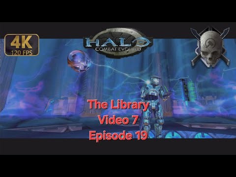 Halo-CE: The Library. 4K 120 FPS, Heroic Difficulty, Iron and Fog Skulls On Canonical Play V-7/EP-19