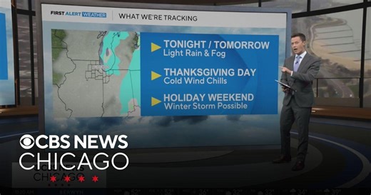 Chicago weather: dreary and mild