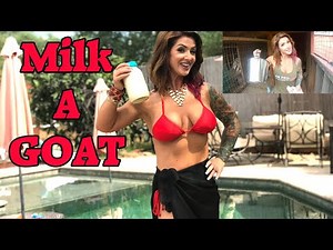 Milking A Goat By Hand, For The First Time!