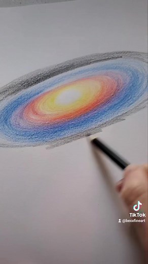 Drawing a Crayola Galaxy with Only 6 Colored Pencils!