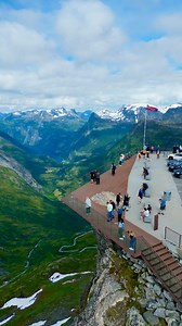 One of Europe’s highest road-accessible viewpoints, offering jaw-dropping views over Geiranger and the surrounding peaks. Raw, powerful, and unforgettable 🇳🇴✨ | Spectacular Norway