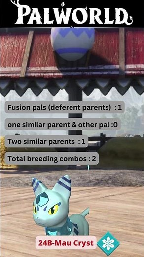 Mau Cryst breeding | full palworld breeding series #palworld #breeding #pals