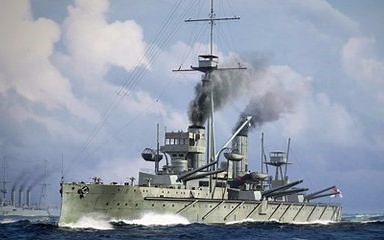 【全球第一艘无畏舰】英国海军“无畏”号战列舰(HMS Dreadnaught)