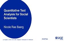 Quantitative Text Analysis for Social Scientists with Nicole Rae Baerg