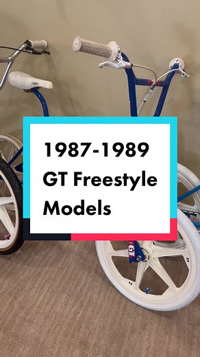 1987-1989 GT Freestyle BMX Model Differences Explained