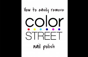 How to remove Glitter Nail Polish