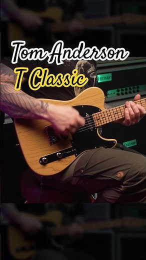 This Tom Anderson T Classic in Trans Butterscotch hits all the right notes #tomandersonguitars