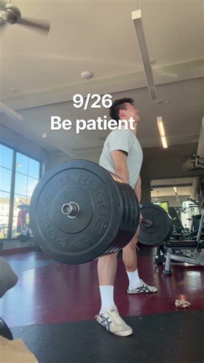 Good takes time! #consistency #deadlift #plates