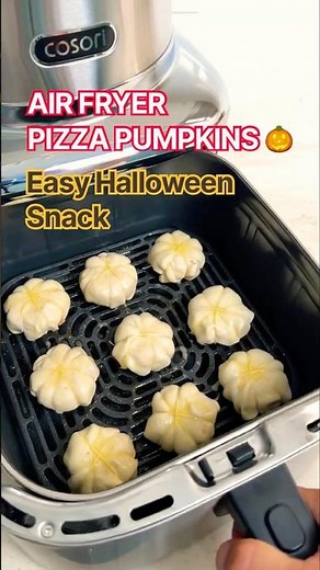 Air Fryer Pizza Pumpkins 🎃