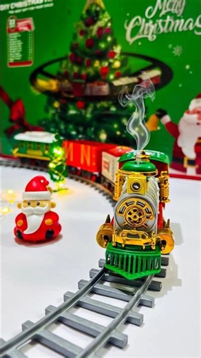 RC Toy Train Set Remote Control Christmas Light & Sound 🔥🚂