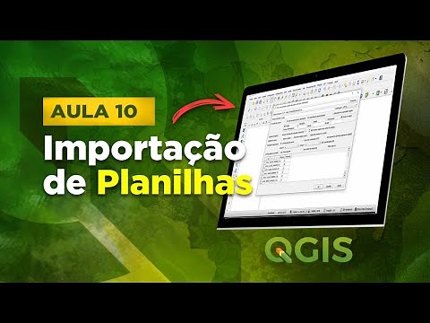 Como Importar planilha excel para o QGIS - Aula 10