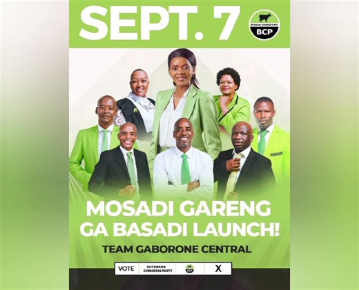 The Botswana Congress Party (BCP) will officially launch their parliamentary candidate, Professor Mpho ‘Mmannana’ Pheko, tomorrow, as they aim to reclaim Gaborone Central in the upcoming elections. | Botswana Citizen Newspaper