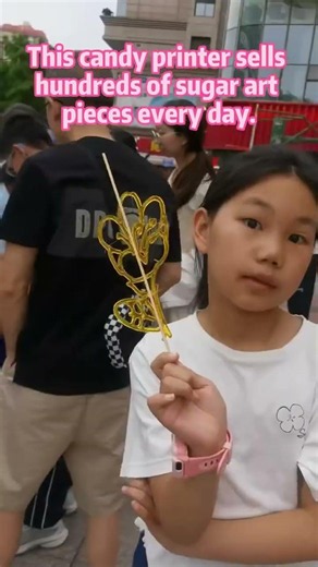 This AI Candy Printer Gets Swarmed By Kids Every Day! 😱🍭 #panda3d
