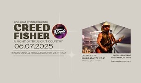 "Creed Fisher Live: A Night of True Grit Country" tickets by Backseat