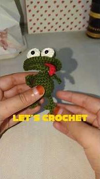 Crochet Frog Keychain Tutorial