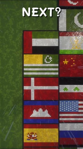 Day 37–39: Kashmir 🇰🇲 & UAE 🇦🇪 Flags in Minecraft