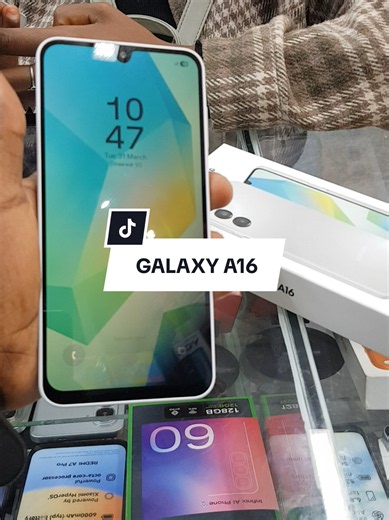 SAMSUNG GALAXY A16 AVAILABLE.. Samsung Galaxy A16 4G Key Features RAM: 4GB, 6GB Internal Storage: 128GB Display: 6.7-inch, AMOLED Operating System: Android 14, up to 6 major Android upgrades, One UI 6.1 Chipset: Mediatek Helio G99 (6 nm) Connectivity: 4G, Bluetooth 5.3, NFC, GPS, Wi-Fi, FM Radio Main Camera: 50MP 2MP 2MP Selfie Lens: 13MP Battery: 5,000mAh with 25W Fast Charging Support Colorways: Gray, Water Green, Midnight Blue #samsung #phonesandaccessories #creatorsearchinsight #price #a16