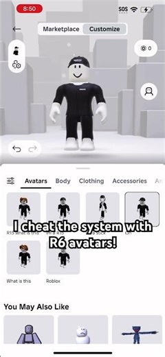Roblox forgot to add R6 to the collection.