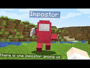 I made Among Us in Minecraft