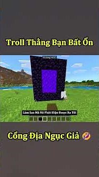 Giả Làm Cổng Địa Ngục Troll Thằng Bạn Bất Ổn 🤣 #shorts