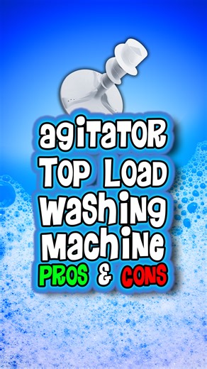 Pros and cons of agitator top load washing machines! The long-form version of this (which includes a "pros & cons" breakdown for front loaders and impeller top loaders as well) is up on my YT! #cleaning #laundry #WashingMachine #TopLoad #Agitator | Renae the Appliance Repair Tech / renduh