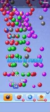 Red ball se sab gir gaya bubble shooter #10 #red