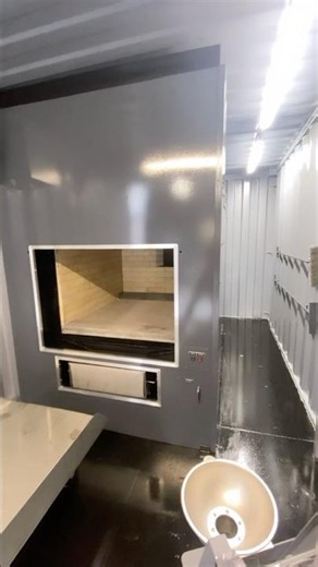 Pet Crematory Equipment Installed Inside Shipping Container #containerlife