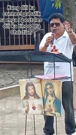 you cannot true Christian if you cannot connect to the apostle