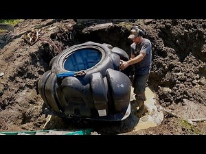 THIS ONE Should WORK!?! INSTALLING the WATER TANK For Our DIY Gravity Fed Water SYSTEM