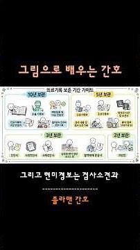 ​[간호법규] 헷갈리는 의무기록 보존기간, 그림으로 한 번에 정리하기 #간호조무사시험 #간호조무사자격증