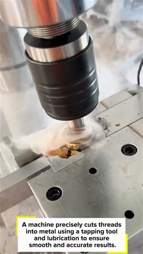 Thread Tapping Machine Process