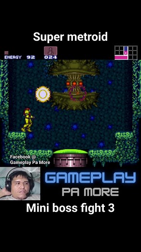 Super Metroid mini boss fight no 3 #retrogames #retrogaming #gameplay #bossfight | Gameplay Pa More