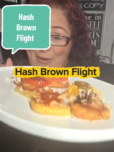 hash brown flight! and this one was even better than the last one. #trinicooks #eatwithme #hashbrowns #mukbangs