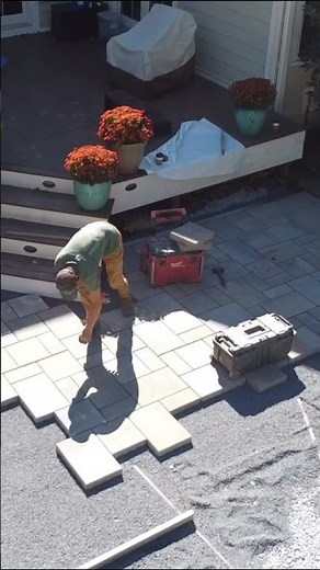Backyard Transformation in Progress | Paver Patio Build