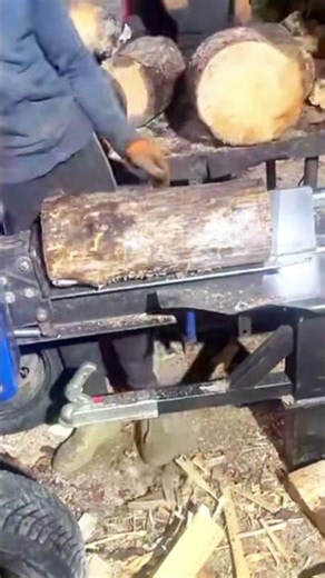 Log Splitter #firewood