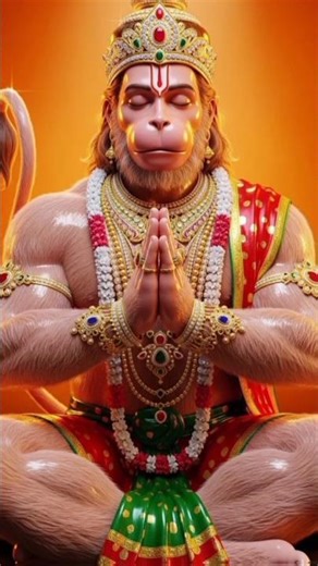 Most Powerful Hanuman Mantra 🕉️ Hanumate Rudra Awatray #hanuman #bajrangbali #trending #short