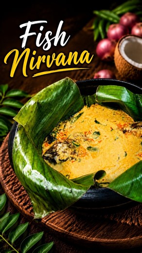 Fish Nirvana 🐟 | Seabream in Coconut Milk | Kerala Fish Recipe #shorts #fishnirvana #roamandroast