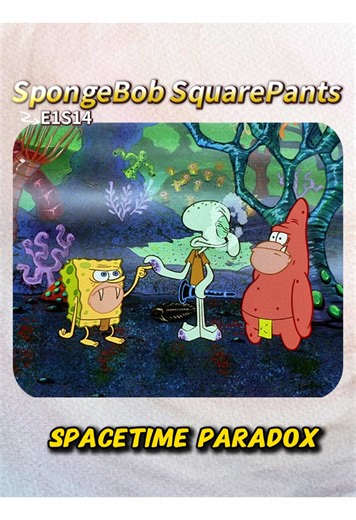 Exploring the Spacetime Paradox in SpongeBob SquarePants
