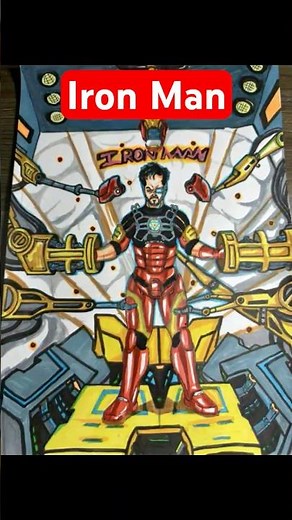 Drawing Iron Man #marvel