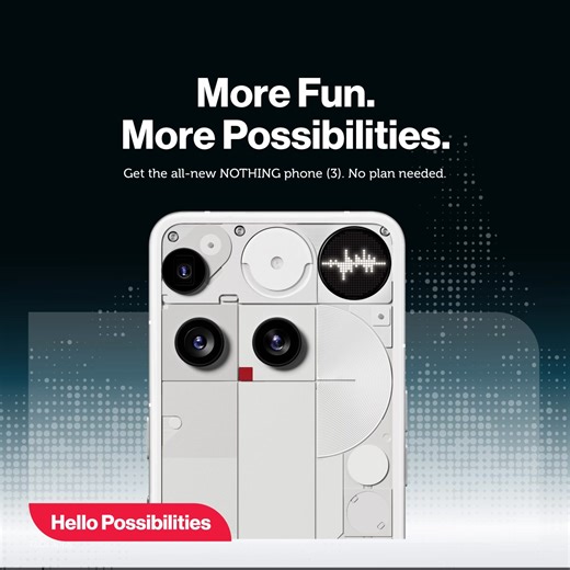 Come to play. With the all-new NOTHING phone (3) - no plan needed. Plus, enjoy FREEBIES worth $508! Shop at your nearest Singtel Shop, Exclusive Retailer or online. While stocks last. T&Cs apply. | Singtel