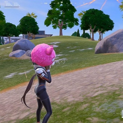 When your head gets huge and you have a special skin, you can switch skins with an emote... #Fort...