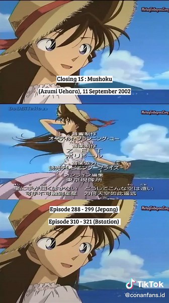 OST Lagu Penutup Detektif Conan yang Ke-15