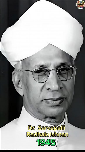 Dr. Sarvepalli Radhakrishnan Biography: India's Great Philosopher, Teacher & Second President#india