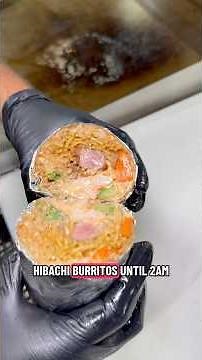 Trying the viral Hibachi Burrito 🌯 🔥