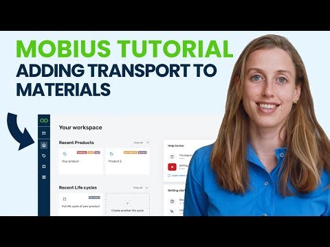 LCA Tutorial - Mobius: How to add transport to materials
