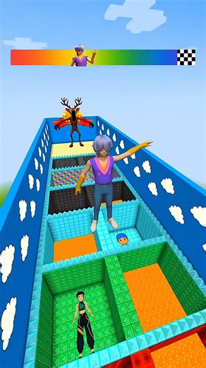 KPop Demon Hunter VS Squid Game Challenge😱 #shorts #minecraft #brainrot #usa #roblox